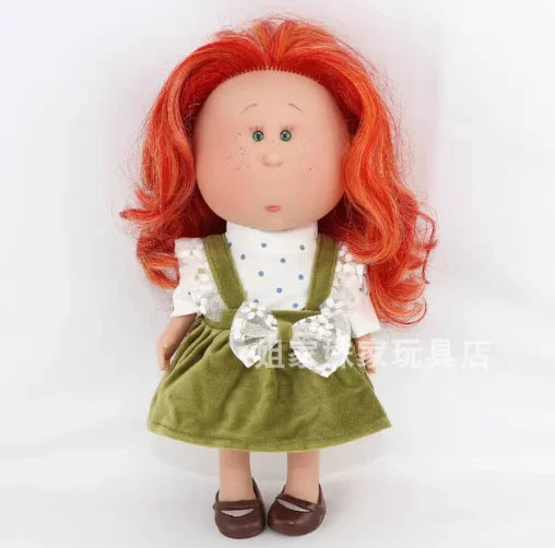 Spanish Potato Doll Shoes Vinyl Doll Small Eyes Interchangeable Clothes Doll Accessories Set Retro Imported Gift Only Clothe
