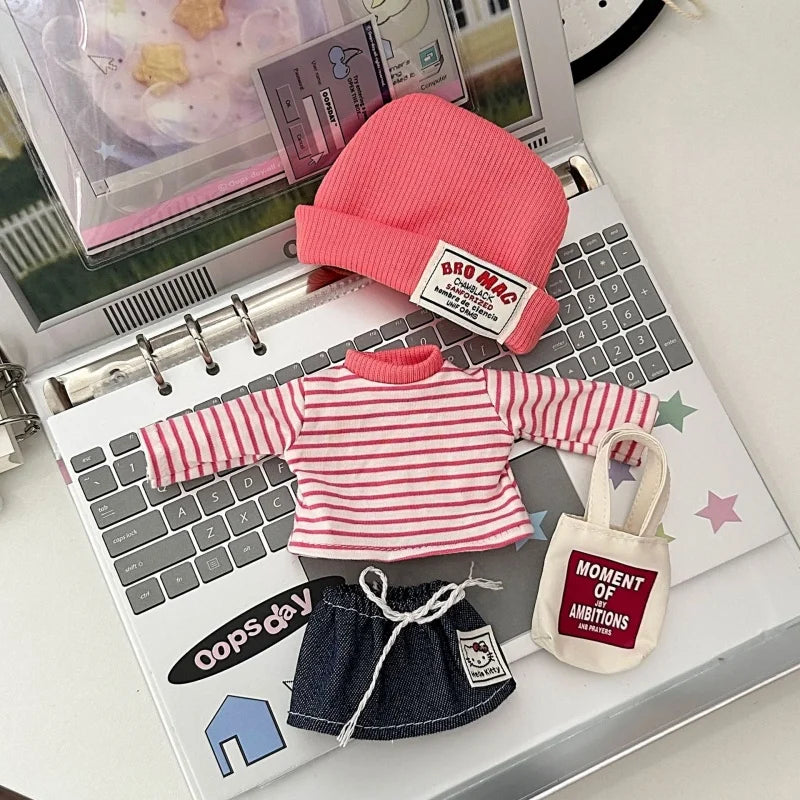 For 24cm Spanish Potato Doll Mia Clothes Set,Cartoon Casual Daily Dress Up Vinyl Doll Accessories Decoration Girl Toy Gifts