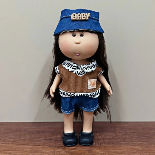24cm Spanish Mia Potato Vinyl Doll With Assorted Fashion Clothes And Accessories For Kids Girls Pretend Play Dress Up Toy Gift