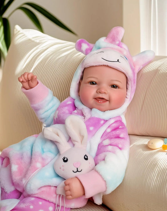 BABESIDE Baby Dolls, 17inch Large Realistic Cute Soft Body Baby Doll Real Life Baby Dolls with Accessories for 3+ Year Old Girls