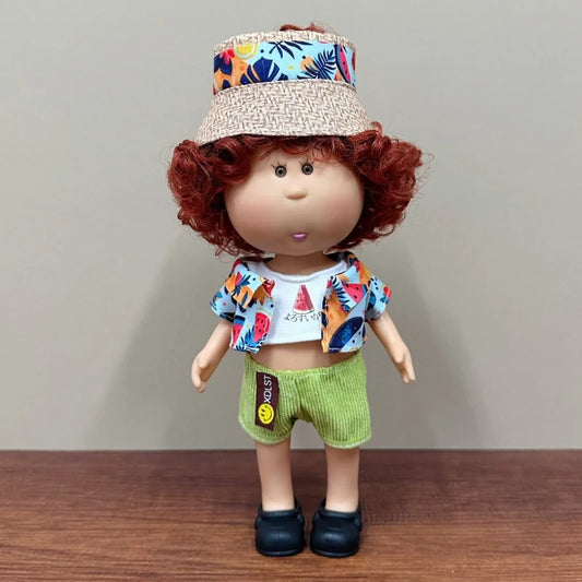 About 24cm Spanish Mia Potato Adorable Vinyl Doll With Fashion Clothes Accessories Pretend Play Dress Up Toy For Girls Gift