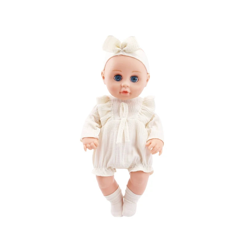 12 Inch 30cm Baby Born Doll with Outfit Vinyl Doll Silicone Doll Baby Reborn Doll Children's Toy Doll Festival Birthday Gift
