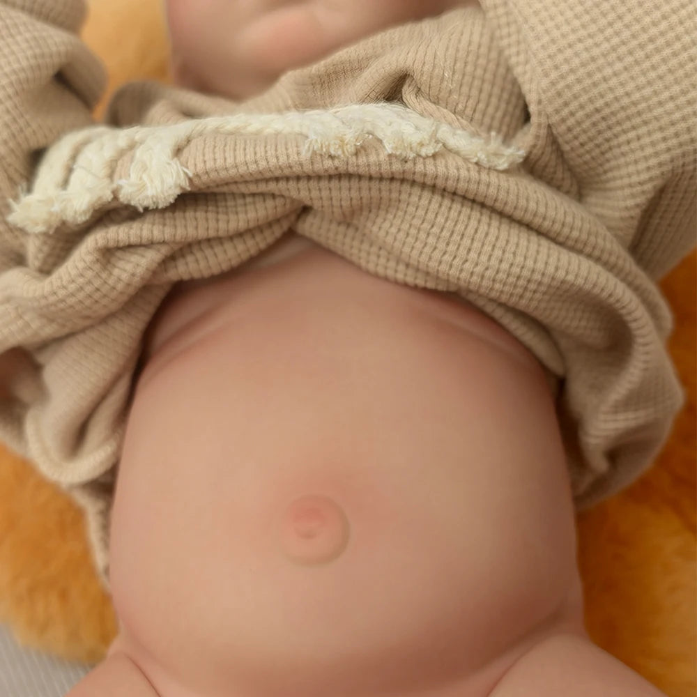 48cm Reborn Baby Doll Vinyl Body Lifelike Hand Rooted Hair Reborn Dolls Lovely Baby Doll Gift For Children