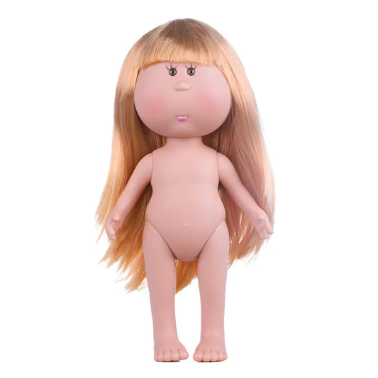 Spanish Mia Potato Doll 24CM Nude Set Waldorf Handmade Girl DIY Blank Doll Body For Girls Dress Up And Customization