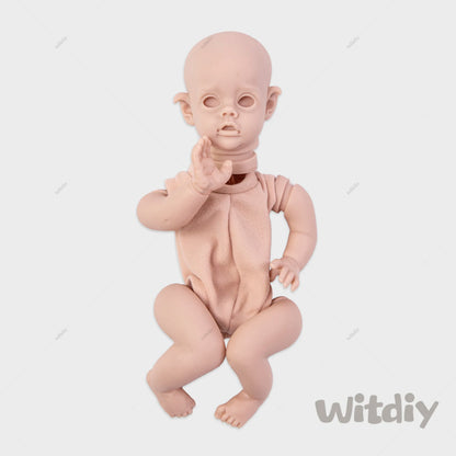 Witdiy  Flo 30 cm/11.81 inch new vinyl blank reborn doll baby unpainted kit/Give 2 gifts
