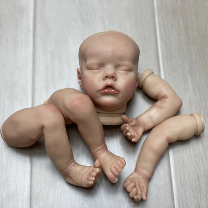 OtardDoll 16 Inch Painted Reborn Doll Kits Twins Handmade Bebe Doll Parts Accessories DIY Unassembled Reborn Kits