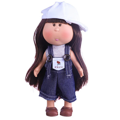 24cm Mia Potato Doll with Clothes, Cute Plush Dress Up Doll, Spanish Style Collectible Figure Gift