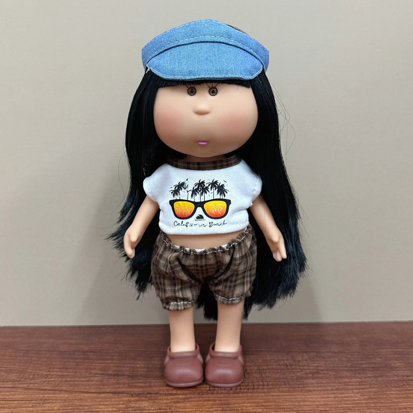 Cute 24cm Spanish Mia Potato Doll With Fashion Clothes Accessories Vinyl Doll Pretend Play Dress Up Toy Girls Festival Gift
