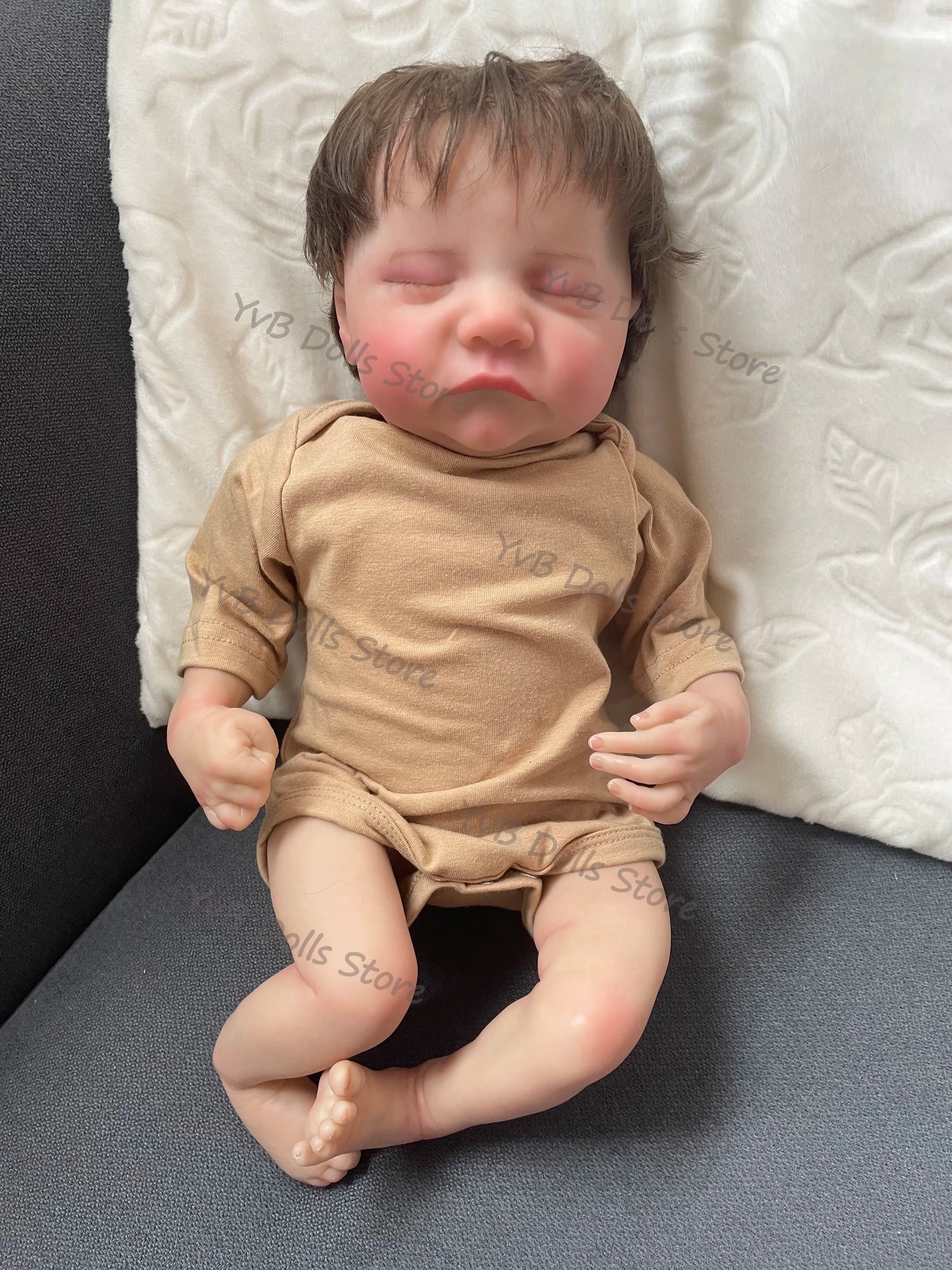 19inch Levi Reborn Bebe Two Versions Soft Body and Full Body Silicone High Quality Handmade Assembling Dolls Toys for Girl