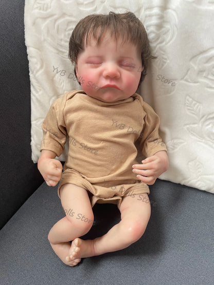 19inch Levi Reborn Bebe Two Versions Soft Body and Full Body Silicone High Quality Handmade Assembling Dolls Toys for Girl