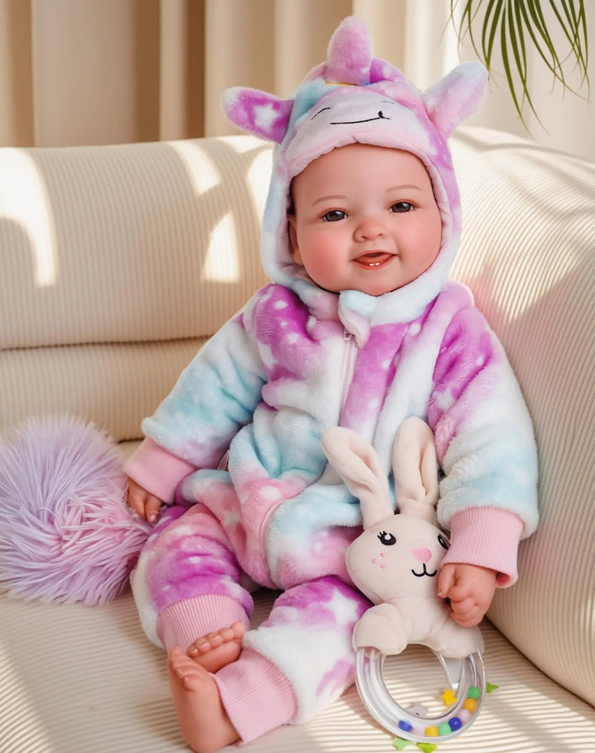 BABESIDE Baby Dolls, 17inch Large Realistic Cute Soft Body Baby Doll Real Life Baby Dolls with Accessories for 3+ Year Old Girls