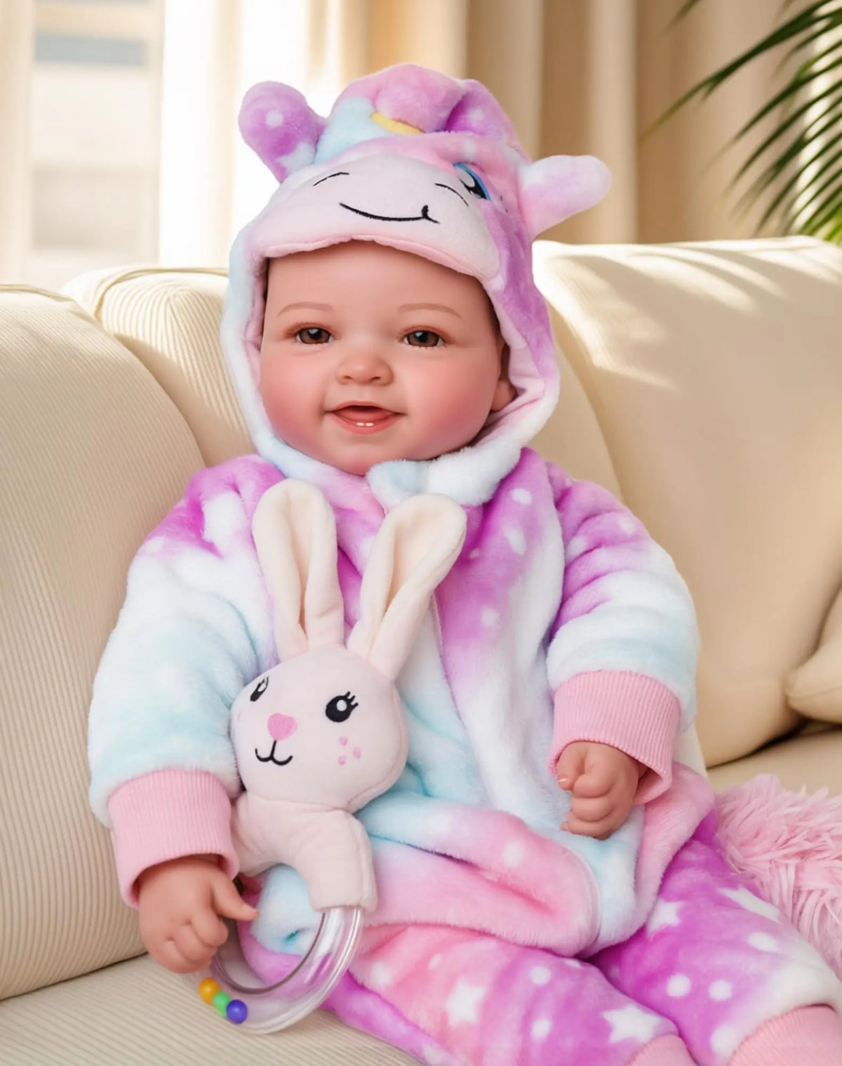 BABESIDE Baby Dolls, 17inch Large Realistic Cute Soft Body Baby Doll Real Life Baby Dolls with Accessories for 3+ Year Old Girls