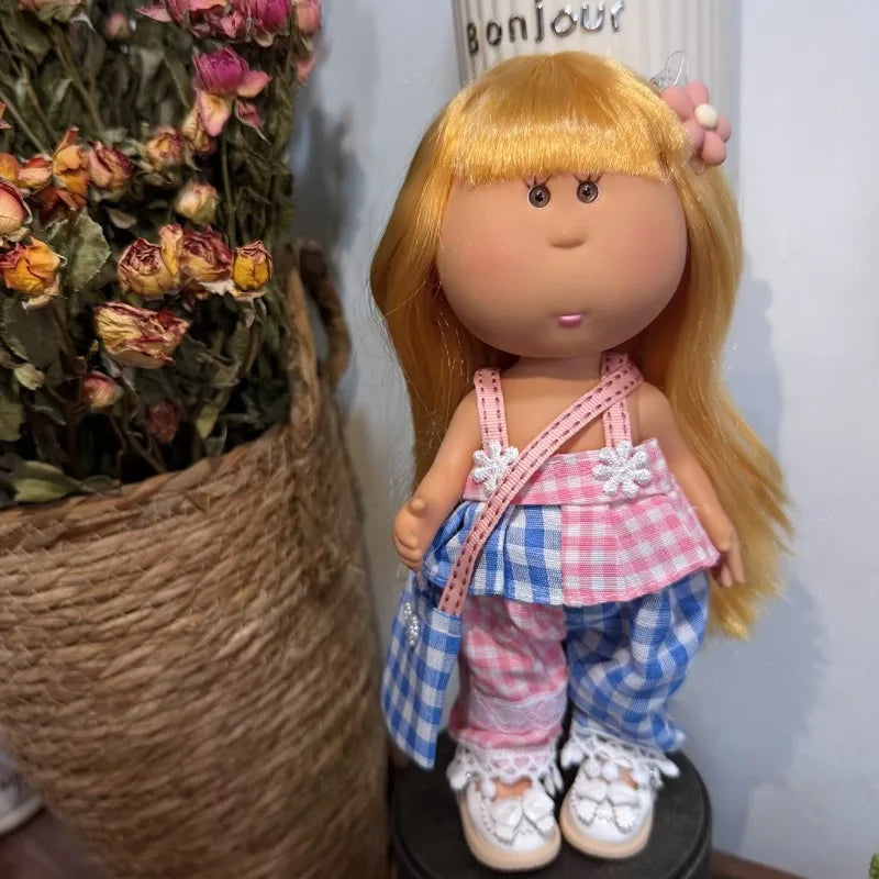 24cm Spanish Mia Potato Doll Clothes Handmade Wearable Replacement Outfits Diy Dress Up For Waldorf Style Stuffed Dolls