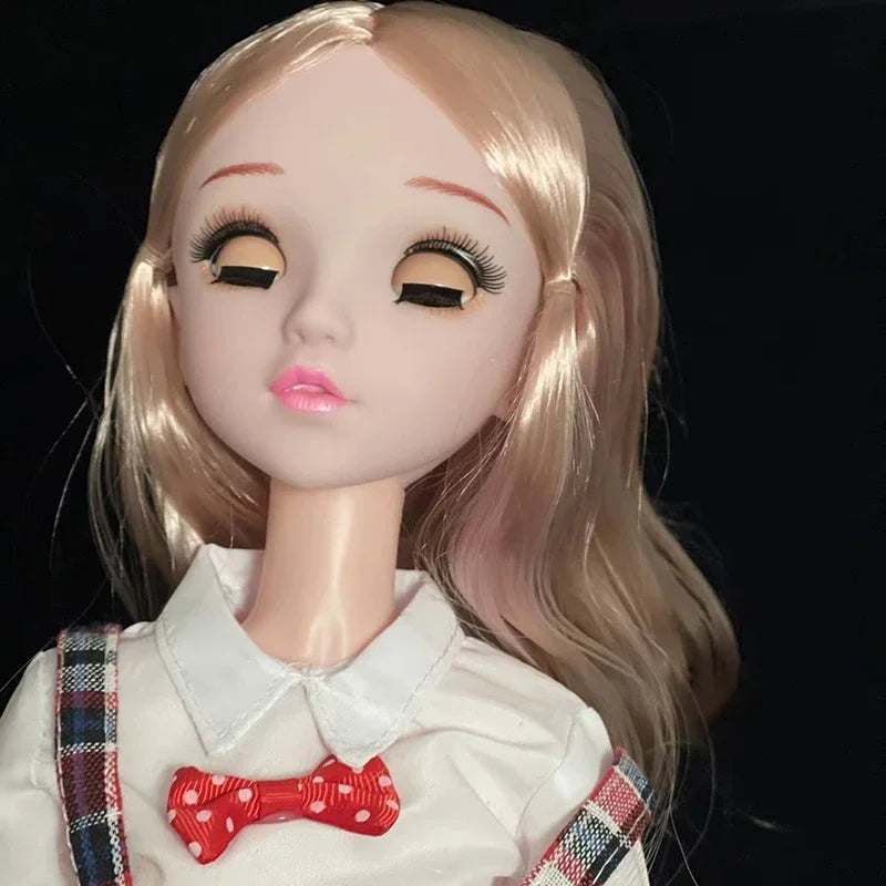 60cm Doll Blinking Eyes Winking Eyes Doll 1/3 BJD Doll with clothes Kids Girls Dolls Toy Gift