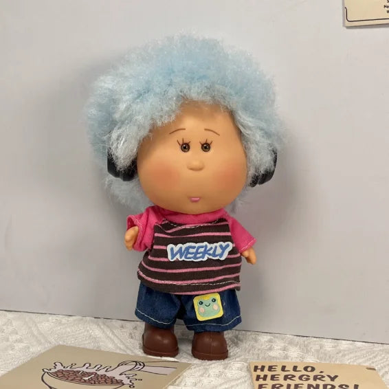 New In Stock Arrival Mia Spanish Potato Doll 18cm Vinyl Figure Cute Stuffed Toy Plush Hair Perfect Birthday Gift For Kids Gift