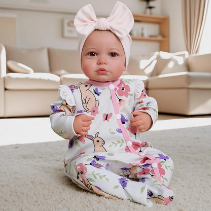 Reborn Baby Dolls - 20" Vinyl Realistic Baby Doll Real Life Baby Dolls with Accessories Perfect for Cuddling and Gift Giving