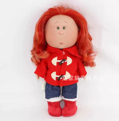 Spanish Potato Doll Shoes Vinyl Doll Small Eyes Interchangeable Clothes Doll Accessories Set Retro Imported Gift Only Clothe