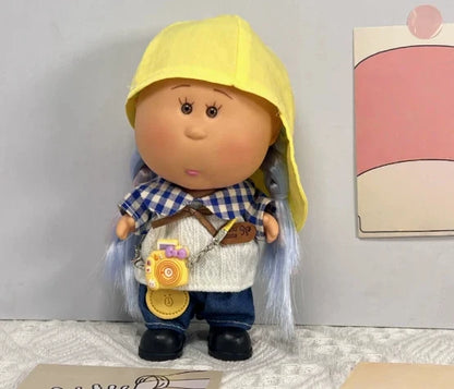 New In Stock Arrival Mia Spanish Potato Doll 18cm Vinyl Figure Cute Stuffed Toy Plush Hair Perfect Birthday Gift For Kids Gift