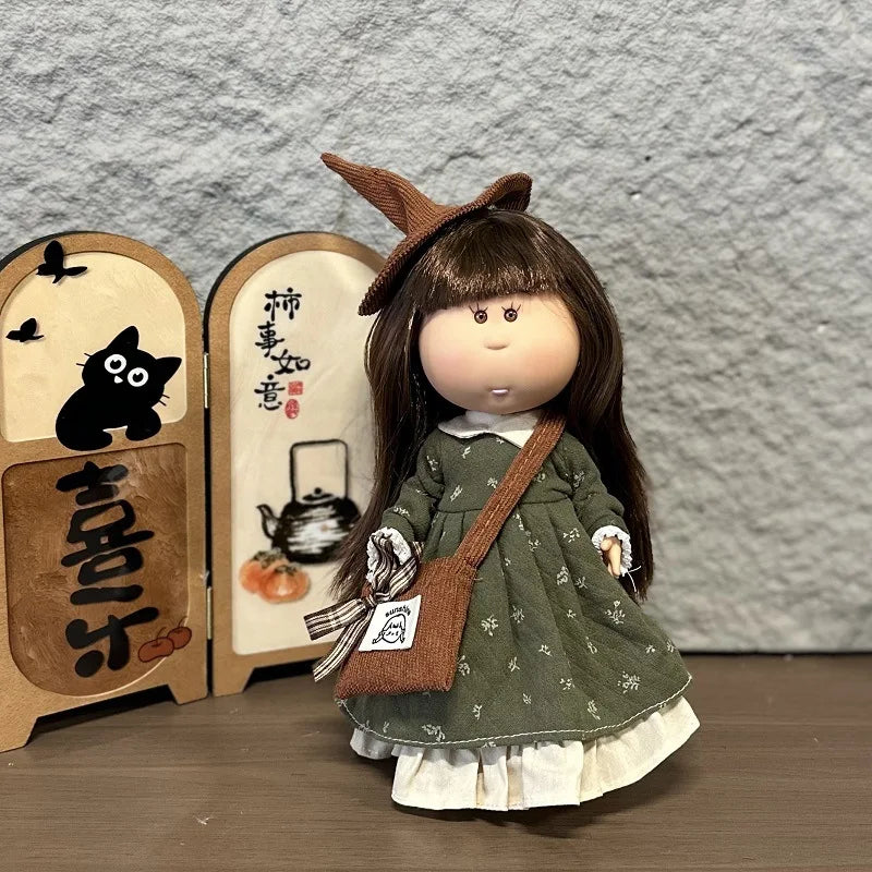 Mia Spanish Potato Doll 24cm BJD6 Handmade Waldorf DIY Replacement Clothes Outfits Girls Kids Fashion Toy Gift