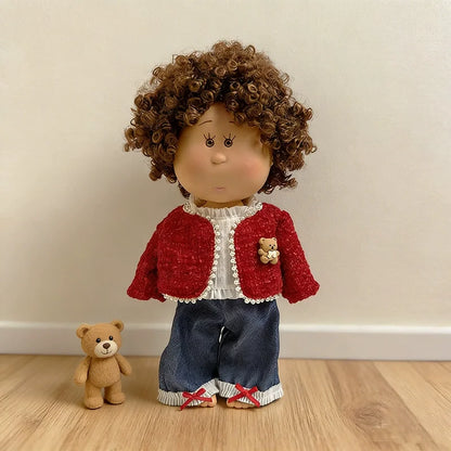 For Mia 24cm Spanish Potato Doll Clothes Shoes Hats Outfit Set Adorable Diy Dress Up Toys Doll Detachable Ornament Girl Toy Gift