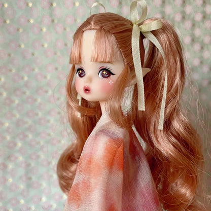 Blommor Doll Collection Doll 1/6 Pvc Doll OOAK Cute Girl Toys Unique Customized BJD Designer Toy Decoration Art Gift