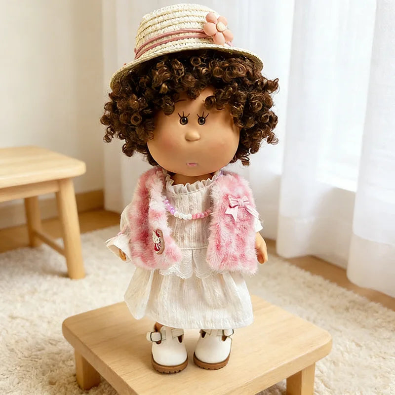 For Mia 24cm Spanish Potato Doll Clothes Shoes Hats Outfit Set Adorable Diy Dress Up Toys Doll Detachable Ornament Girl Toy Gift