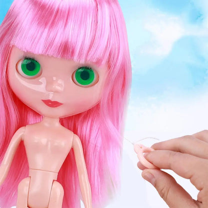 HOT SALE Vinyl Doll Lifelike Soft Silicone Reborn Dolls Removeable Joints Body Make-Up Princess Toys For Girls Birthday Gift