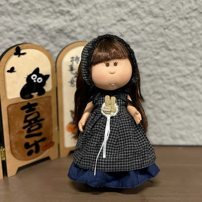 Mia Spanish Potato Doll 24cm BJD6 Handmade Waldorf DIY Replacement Clothes Outfits Girls Kids Fashion Toy Gift