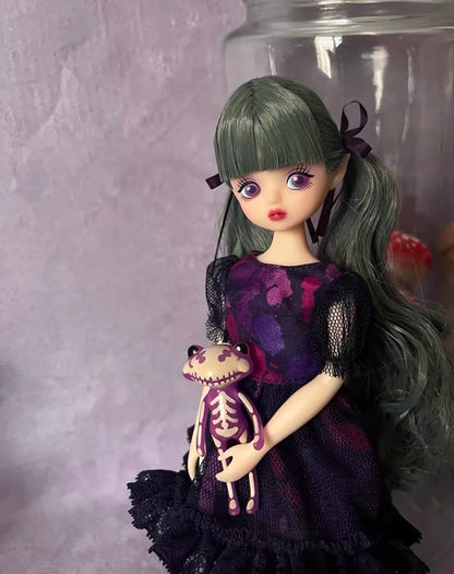 Blommor Doll Collection Doll 1/6 Pvc Doll OOAK Cute Girl Toys Unique Customized BJD Designer Toy Decoration Art Gift
