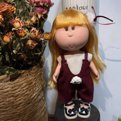 For 24cm Spanish Mia Potato Doll Clothes Wearable Dopamine Ornaments Outfits Set Diy Dress Up For Waldorf Style Stuffed Dolls