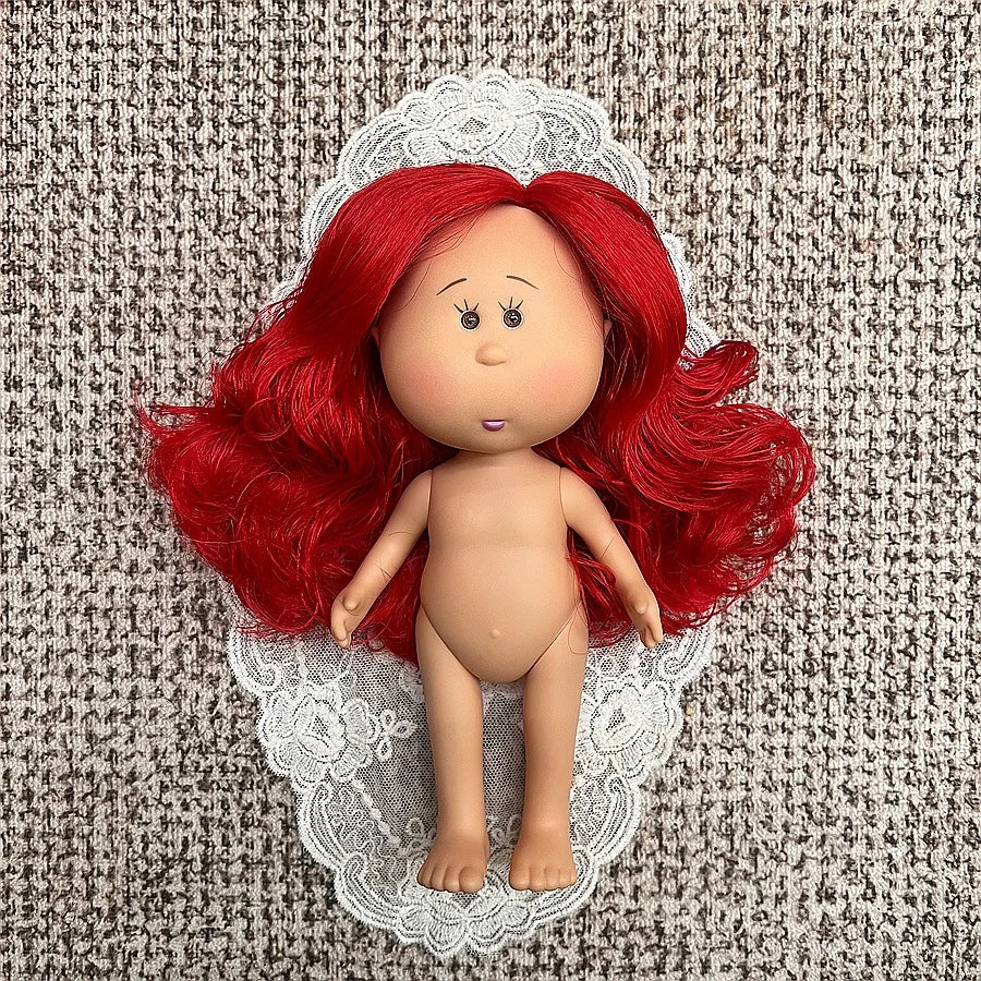 24cm Potato Doll Mia Dolls Movable Joint BJD  Vinyl Doll Bean Eye Doll Children Companion Toys Girl DIY Toy Gift