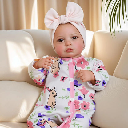 Reborn Baby Dolls - 20" Vinyl Realistic Baby Doll Real Life Baby Dolls with Accessories Perfect for Cuddling and Gift Giving
