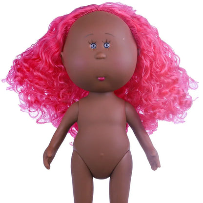 New 24cm Spanish Mia Potato Doll Set Diy Dress Up Vinyl Doll Action Figure Curly Hair Red Hair Black Hair Ornaments Girl  Toy