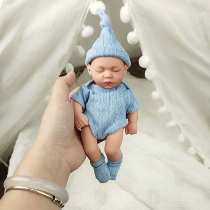 20CM Baby Doll Soft and Full Body Vinyl Reborn Toddler Doll 7.87 Inch lifelike Newborn Mini Bebe Doll Toys Girls Children Toy