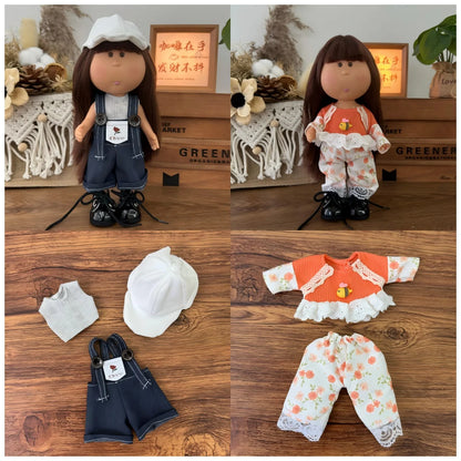 Suitable For Spanish Mia Potato Doll Clothes Skirt Crossbody Bag 24cm Mia Dress Up Doll Clothes Full Set Cute Ornament Toys Girl