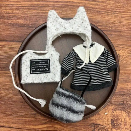 Suitable For Spanish Mia Potato Doll Clothes Skirt Crossbody Bag 24cm Mia Dress Up Doll Clothes Full Set Cute Ornament Toys Girl