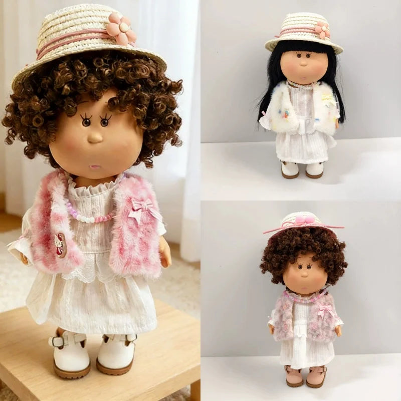 For Mia 24cm Spanish Potato Doll Clothes Shoes Hats Outfit Set Adorable Diy Dress Up Toys Doll Detachable Ornament Girl Toy Gift