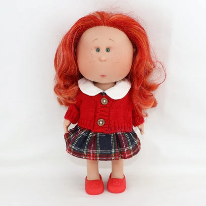 Spanish Potato Doll Shoes Vinyl Doll Small Eyes Interchangeable Clothes Doll Accessories Set Retro Imported Gift Only Clothe