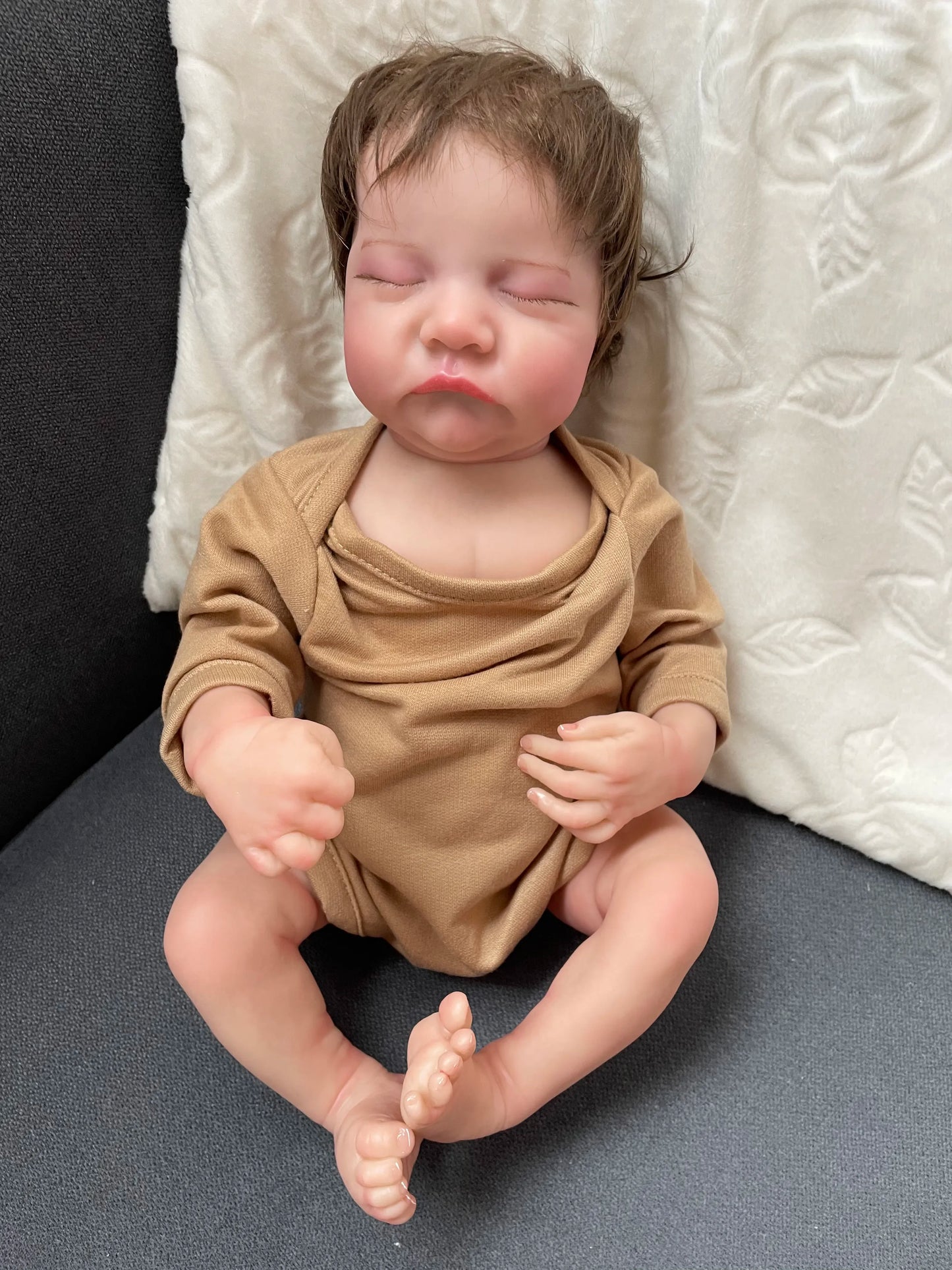 19inch Levi Reborn Bebe Two Versions Soft Body and Full Body Silicone High Quality Handmade Assembling Dolls Toys for Girl