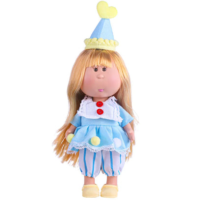 24cm Mia Potato Doll with Clothes, Cute Plush Dress Up Doll, Spanish Style Collectible Figure Gift
