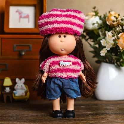 24Cm Spanish Mia Potato Doll Clothes Ins Style Fashion Outfits Shoes Hair Accessories Dress Up Costumes For Kids Collectors