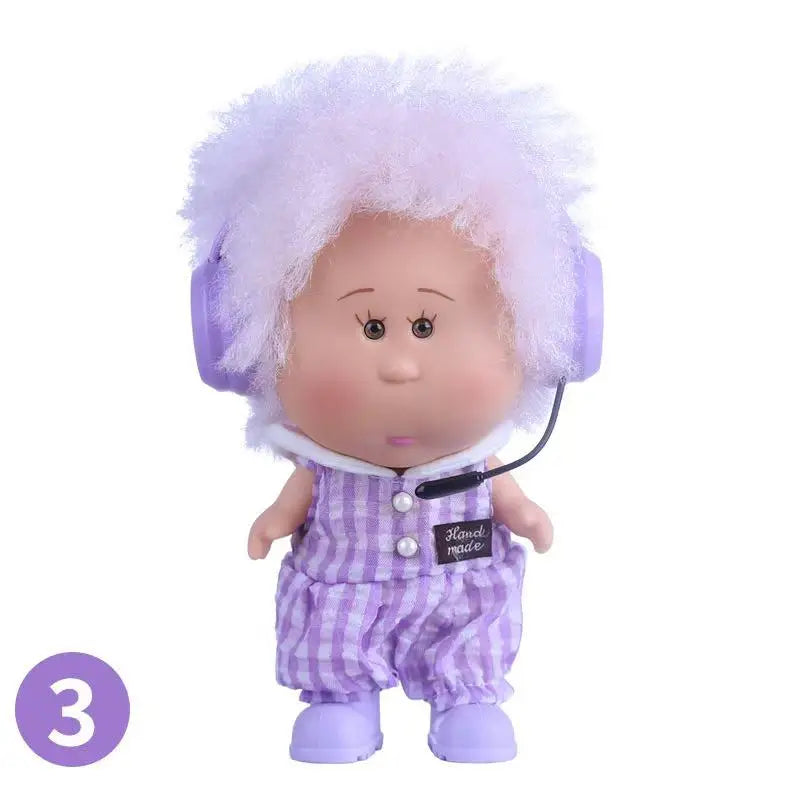 new 18cm Girl bjd doll with colorful hair Dress Up Toy DIY Gifts for girl Children Christmas Holiday Collection