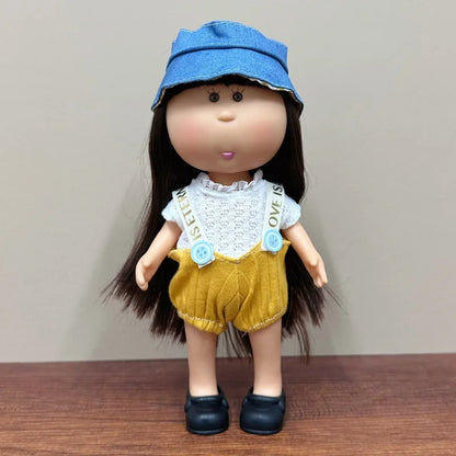 Cute 24cm Spanish Mia Potato Doll With Fashion Clothes Accessories Vinyl Doll Pretend Play Dress Up Toy Girls Festival Gift