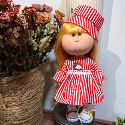 For 24cm Spanish Mia Potato Doll Clothing，Wearable Dopamine Ornaments Outfits Set Diy Dress Up For New Style Accessory Gift