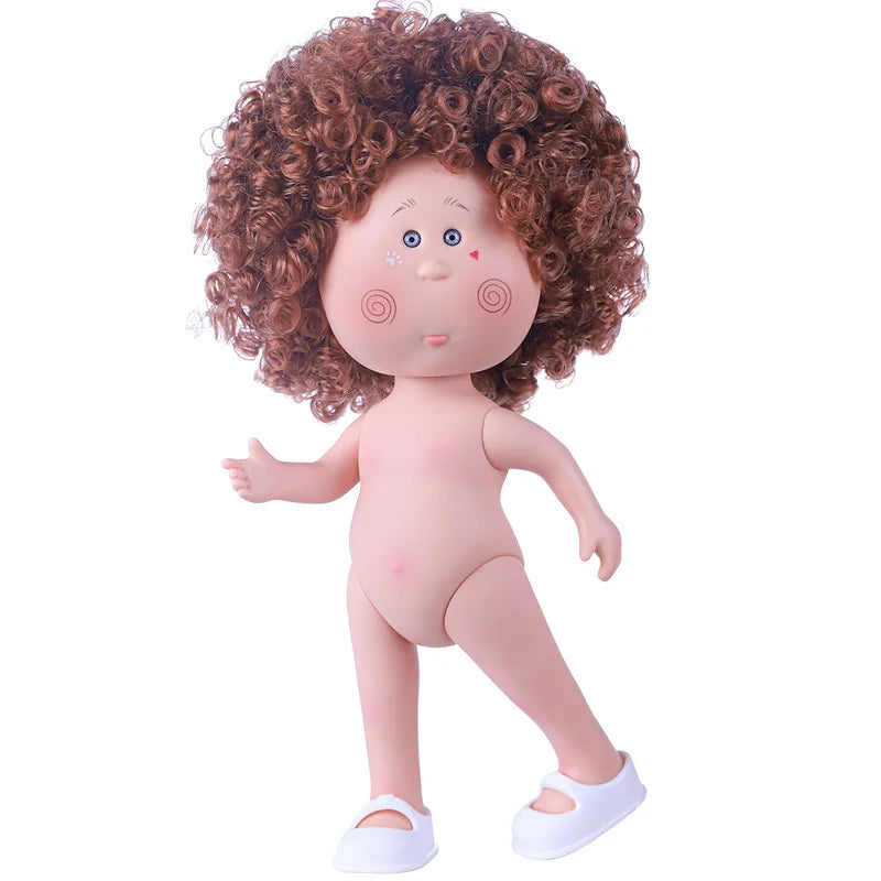 24cm Spanish Potato Mia Doll 5-Jointed 1/6 Vinyl Body DIY Long Hair Curly Hair Dress Up Doll Accessories Toys Gift For Girl