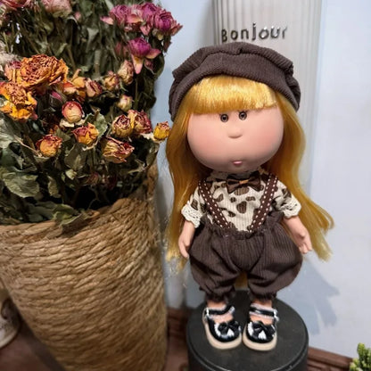 For 24cm Spanish Mia Potato Doll Clothes Wearable Dopamine Ornaments Outfits Set Diy Dress Up For Waldorf Style Stuffed Dolls