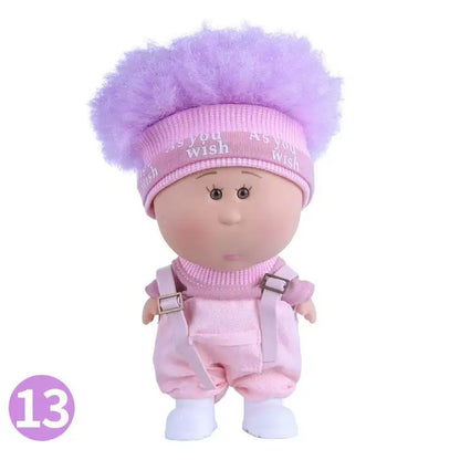 new 18cm Girl bjd doll with colorful hair Dress Up Toy DIY Gifts for girl Children Christmas Holiday Collection