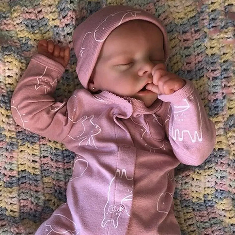 Original Reborn Baby ToddlerDoll Full Silicone Body Vinyl Girl Boy Princess Bebe Accompanying Toy Collectible Art Christmas Gift