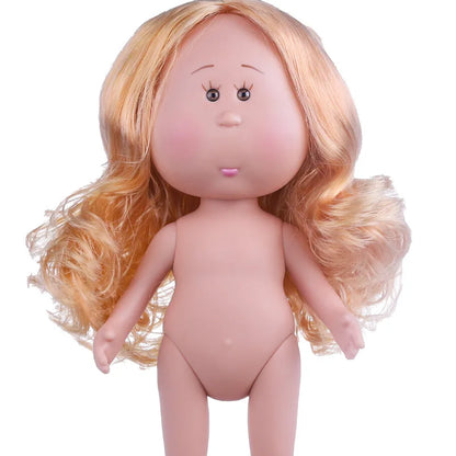 New 24cm Spanish Mia Potato Doll Set Diy Dress Up Vinyl Doll Action Figure Curly Hair Red Hair Black Hair Ornaments Girl  Toy