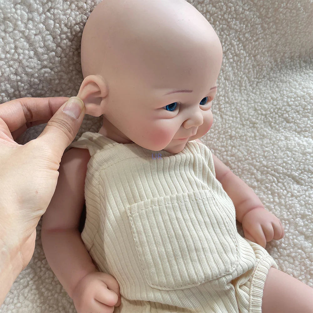 17" Vivienne Soft Silicone Girl Reborn Baby Doll Lifelike Bebe Reborn Doll Toys Realistic Baby Toys Real Corpo De Silicone Doll